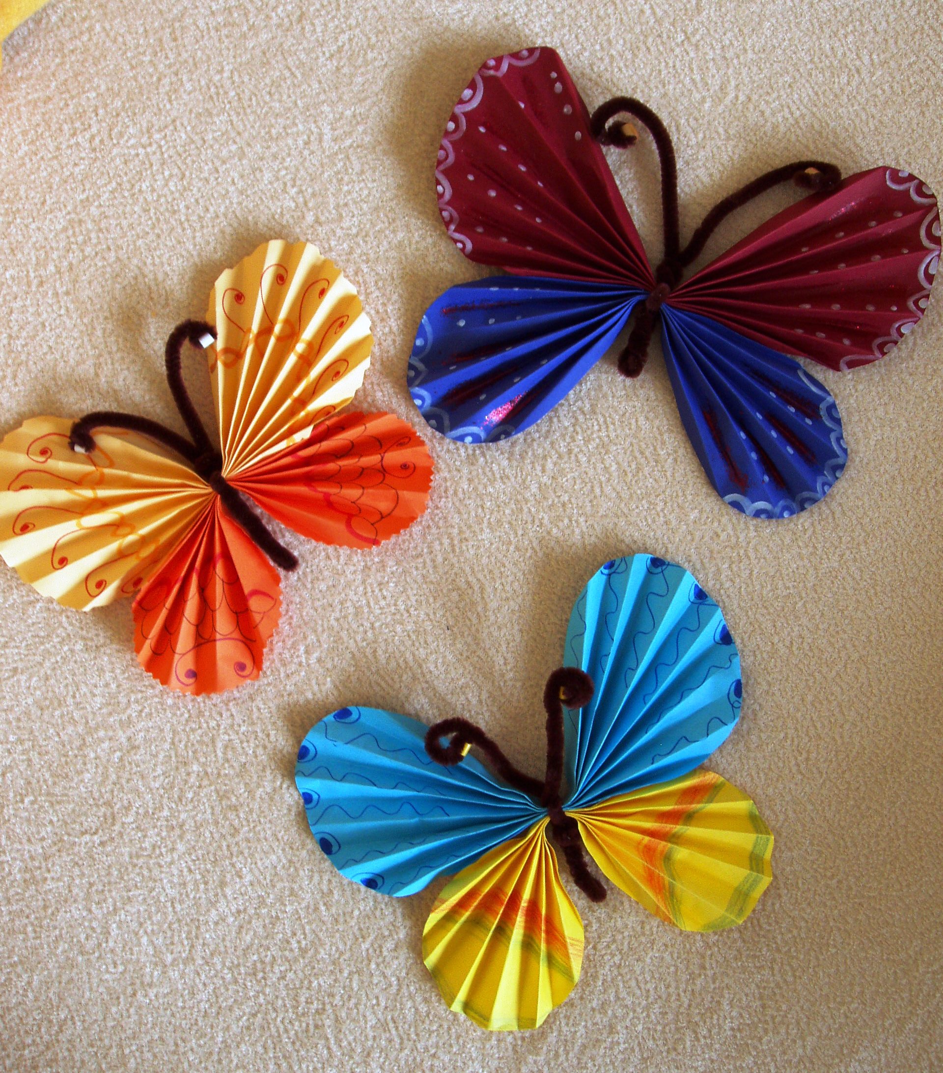 papierové motýle